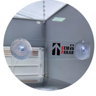 Suporte Acrílico Transparente para Tag de Pedágio com Ventosas Seguras para Parabrisa - imagem 1