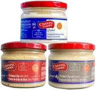 3 Hommus Tahine Tradicional, Pimenta e Alho 310g Chtoura Garden - imagem 1
