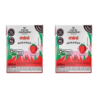 Kit 2X: Leite Vegetal Mini Morango Orgânico A Tal da Castanha 200ml - imagem 2
