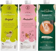 Kit 3 Bebida A Tal da Castanha: Original, Amêndoa, Barista - imagem 1