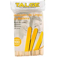 Palitos Depressores de Língua: 100 Unidades Talge - imagem 1