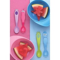Conjunto de Talheres Infantil Tramontina 23799194 - 2 Peças Coloridas em Aço Inox - imagem 3