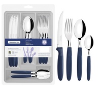 Conjunto de Talheres Ipanema 25 Peças Azul Tramontina - Estilo e Durabilidade na Mesa - imagem 1