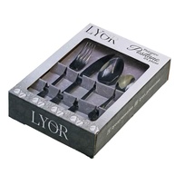 Talheres Inox Black 24pçs: Elegância à Sua Mesa - imagem 1