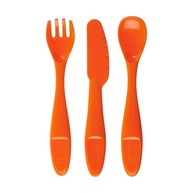 Vital Baby Nourish - Kit de Talheres Flexíveis Coloridos para Bebês | 15 Peças (5 Colheres, 5 Facas e 5 Garfos) - imagem 3