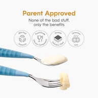 Conjunto de Utensílios Infantil NumNum 4ª Fase - Talheres Seguros e Ergonômicos para Crianças a Partir de 2 Anos - imagem 4