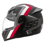 Capacete Mixs Gladiator Super Speed Cinza/Vermelho Brilhante - Tam. 60 - imagem 4