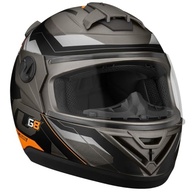 Capacete Fechado Pro Tork Evolution 788 G8 EVO Fosco Grafite/Laranja - TAM 62 - imagem 5