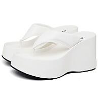 Tamanco Plataforma Branco VIK: Conforto e Estilo - imagem 1