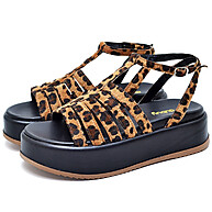 Tamanco Plataforma Jeny: Conforto e Estilo Animal Print - imagem 1