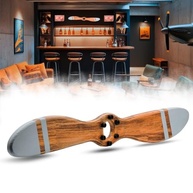 Hélice de Avião Antigo Decorativo em Madeira - Tamanho Grande (Branco) | Peça Vintage para Decoração Aeronáutica - imagem 2