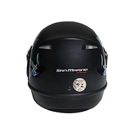 Capacete San Marino Speed Fly Preto Fosco e Azul (Tamanho 58) - Segurança e Estilo para Motociclistas - imagem 3