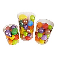 Cilindros Transparentes: Festa Desmontável 3 Tamanhos - imagem 1
