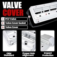 Tampa Válvula Motor Alumínio Esquerda MITZONE para BMW 740i/iL E38 e 540i E39 V8 4.4L (1998-2003) - imagem 4