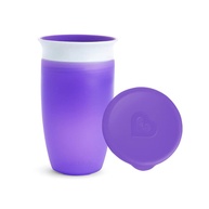 Munchkin Copo Grande 360 com Tampa Roxo - Antivazamento e Seguro para Bebês - imagem 1