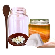 Scoby Kombucha + Colher de Pau + Kefir de Coco Tampa Voal Vidro 500ml! - imagem 2