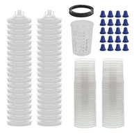 Kit de Copo Descartável 368g com Tampa para Pistola de Pintura - WINMAX - imagem 2