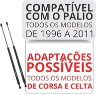 Par de Amortecedores para Tampa Traseira Fiat Palio (1996-2011) - Elevação e Segurança - imagem 5
