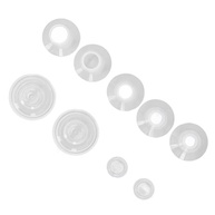 Tampa de Flange com Válvula Bico de Pato e Diafragma para Bomba de Mama - Conjunto Completo de Acessórios em Silicone Premium - imagem 4