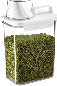 Pote Hermético 2,3L com Tampa Trava e Copo Medidor BPA Free – Organize sua Cozinha com Segurança e Estilo - imagem 2