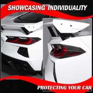 Moldura Fibra de Carbono Genuína para Tampa Lâmpada Traseira Corvette C8 (2020-2024) - Proteção e Estilo Premium - imagem 5