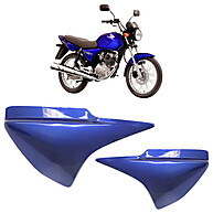 Tampa Lateral Honda CG 150 Titan Azul 2004 a 2008 – Par - imagem 1