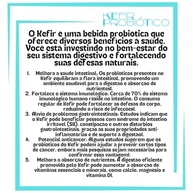 Kefir de Leite Vivo – Kit Artesanal com Frasco 500ml, Peneira, Tampa Respirável e Manual - imagem 4