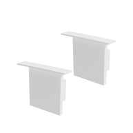 Kit Acessórios Perfil Taschibra Apex 35x28 com Tampa e Presilha para Embutir Branco - imagem 1