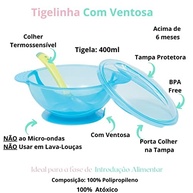 Kit Prato Bowl com Tampa e Colher da Buba - Refeições Práticas e Seguras para Bebês - imagem 5