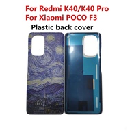 Tampa Traseira Redmi K40/POCO F3: Plástico Resistente - imagem 1