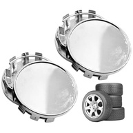 4 peças de tampas de centro de roda, tampas de centro de roda de carro ABS de 54 mm, substituição de tampa de cubo de reboque prática universal multifuncional, cubo prata para aros - imagem 3