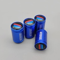 Tampas de Válvula de Pneu em Alumínio Azul para BMW Série 1-8, X1-X7, Z4 - Proteção e Estilo Esportivo (4 Unidades) - imagem 2