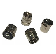 Kit 4 Tampas Bico Pito Válvula Pneu Cromado para Citroën Xsara Picasso e C3 - Estilo e Proteção! - imagem 3