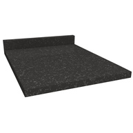 Tampo de Balcão 40cm Preto Brilho: Elegância Kappesberg - imagem 1