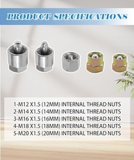 Kit 5 Tampões Injetor Common Rail Diesel 12-20mm | Compatível Cummins, Duramax, Ford - imagem 4