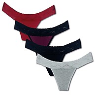 Tanga de Algodão: Kit 4 Fio Duplo Super Confortável - imagem 1