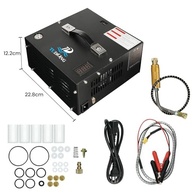 Compressor de Ar PCP Portátil 4500PSI 300Bar 12V/220V - Inflador de Tanque de Mergulho e Paintball - imagem 3