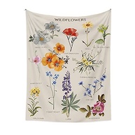 Tapeçaria de Parede com Estampa Floral e Vintage - Decoração Elegante para Sala e Quarto - imagem 5