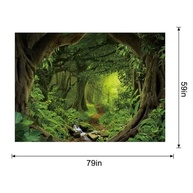 Tapeçaria de Parede Floresta Exuberante - Decore com Natureza Viva - imagem 3