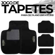 Tapete Carpete Celta 2001-2015 Preto Bordado - Encaixe Perfeito - imagem 3