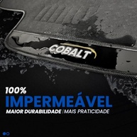 Tapete Automotivo Emborrachado Personalizado Cobalt 2011-2015 - Jogo 3 Peças - imagem 4