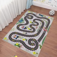 Tapete Infantil de Carro: Aventura Urbana para Pequenos Pilotos | 79x119cm - imagem 3