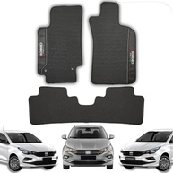 Tapete Emborrachado Cronos 3 Peças 2017-2025 Lanzi: Proteção e Estilo para Seu Carro - imagem 2