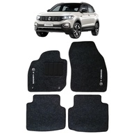 Tapete Carpete Cinza Premium para VW T-Cross (2018-2025) - Encaixe Perfeito! - imagem 1