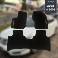 Tapete Borracha City 2008-2014 Preto 3 Peças - Proteção e Estilo - imagem 3
