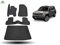 Tapete de Borracha Jeep Renegade: Proteção Completa com Traseiro Interiço e Porta-Malas - imagem 1