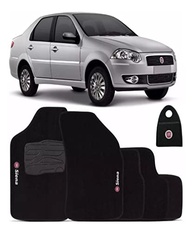 Tapete Automotivo Fiat Siena 2008-2012 Bordado + Lixeira Grátis: Proteção e Estilo! - imagem 2