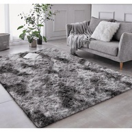 Tapete Peludo Mesclado Cinza: Conforto e Estilo - imagem 1