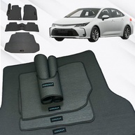 Tapete de Borracha Premium para Toyota Corolla 2020-2025: Proteção Total Traseira e Porta-Malas - imagem 1
