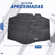 Tapete de Porta Malas Premium Impermeável para VW Polo (2018-2025) - Proteção e Estilo - imagem 3